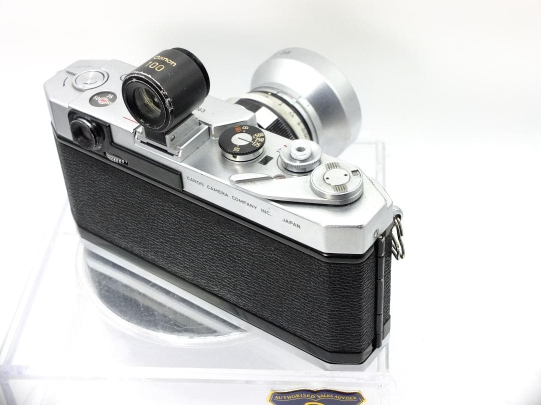 【実写確認整備品】キャノン L2／50㎜f2.8ゼブラ・フード付