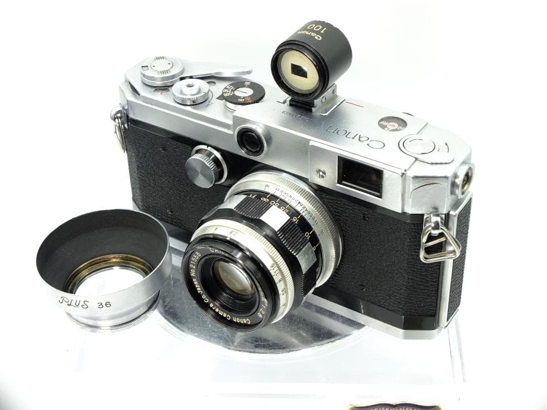 【実写確認整備品】キャノン L2／50㎜f2.8ゼブラ・フード付