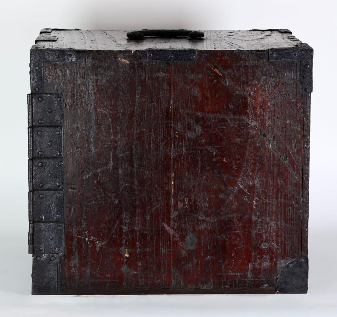 船箪笥 鉄金具 小箪笥 銭箱 民藝 古民具 時代家具 骨董品 和箪笥 船金庫