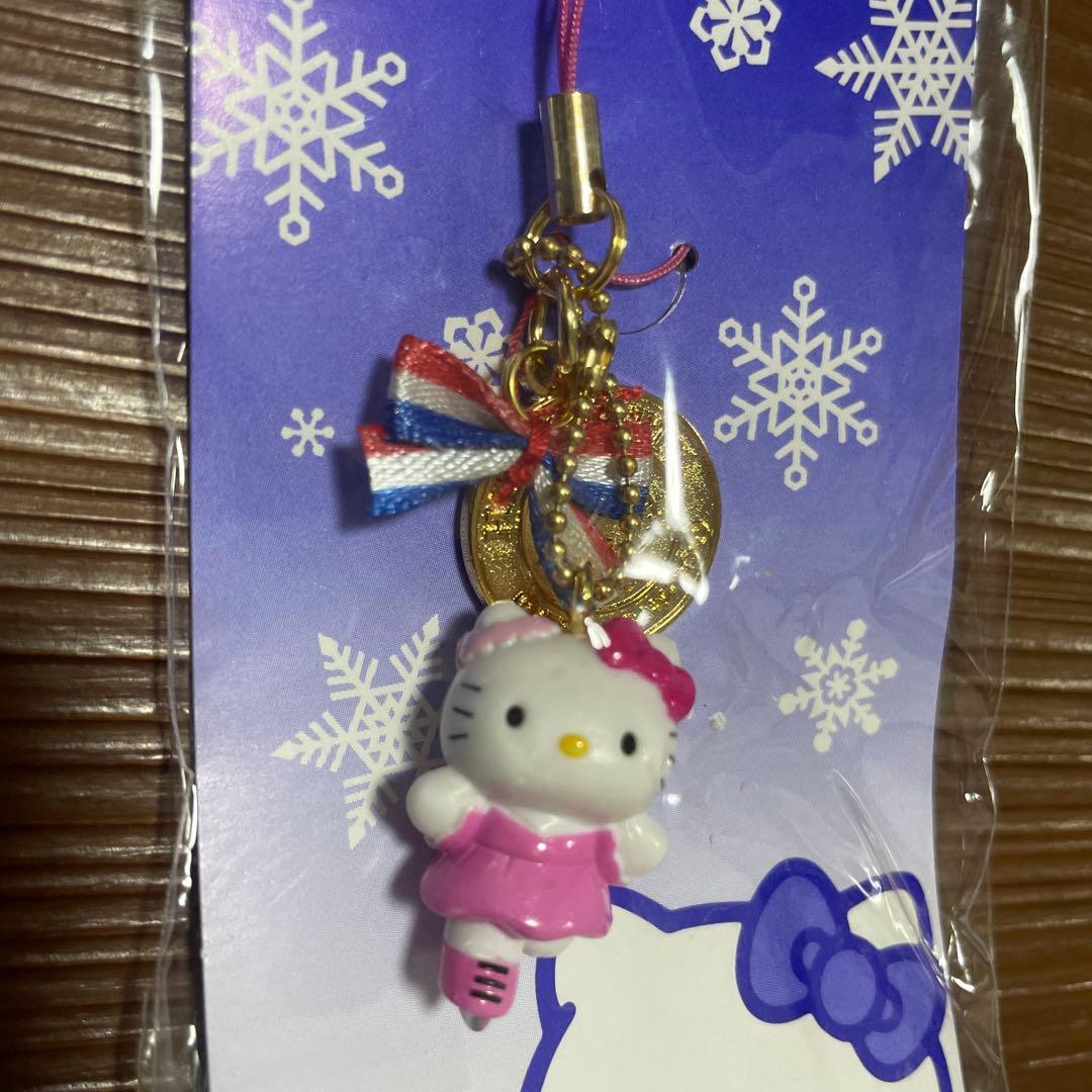 ハローキティ 根付け JOC公式ライセンス商品　冬季オリンピック