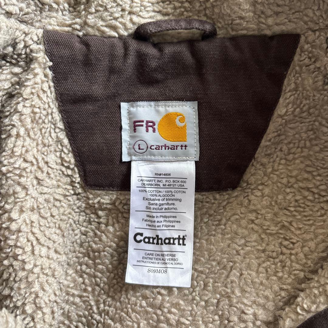 Carhartt カーハート アクティブジャケット ダークブラウン L フェード