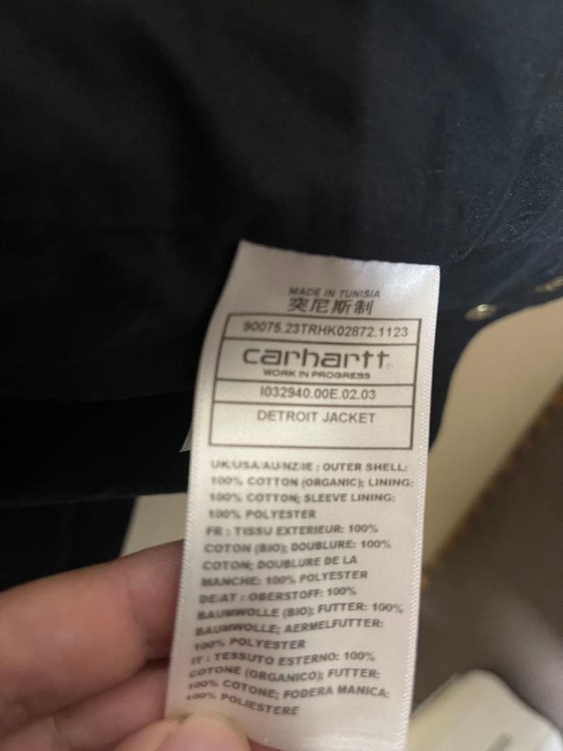 希少サイズXXL カーハートWIP デトロイトジャケット ブラック