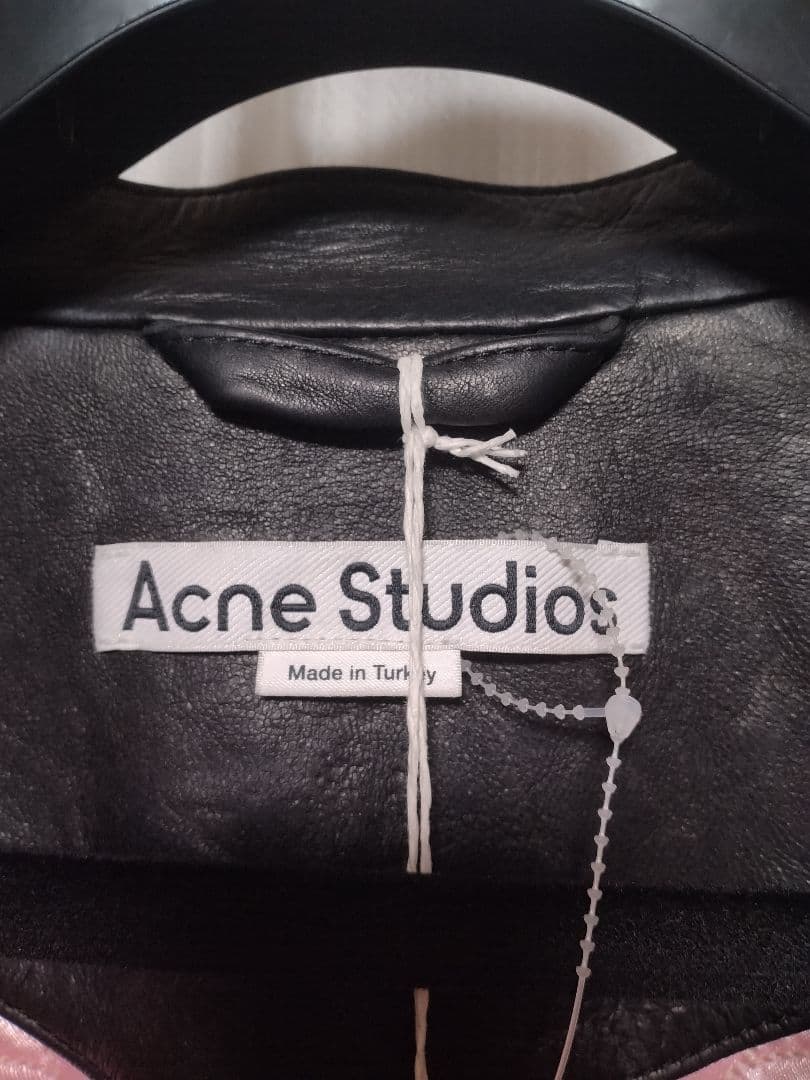 Acne Studios ディストレスト レザージャケット 48 BTS グク