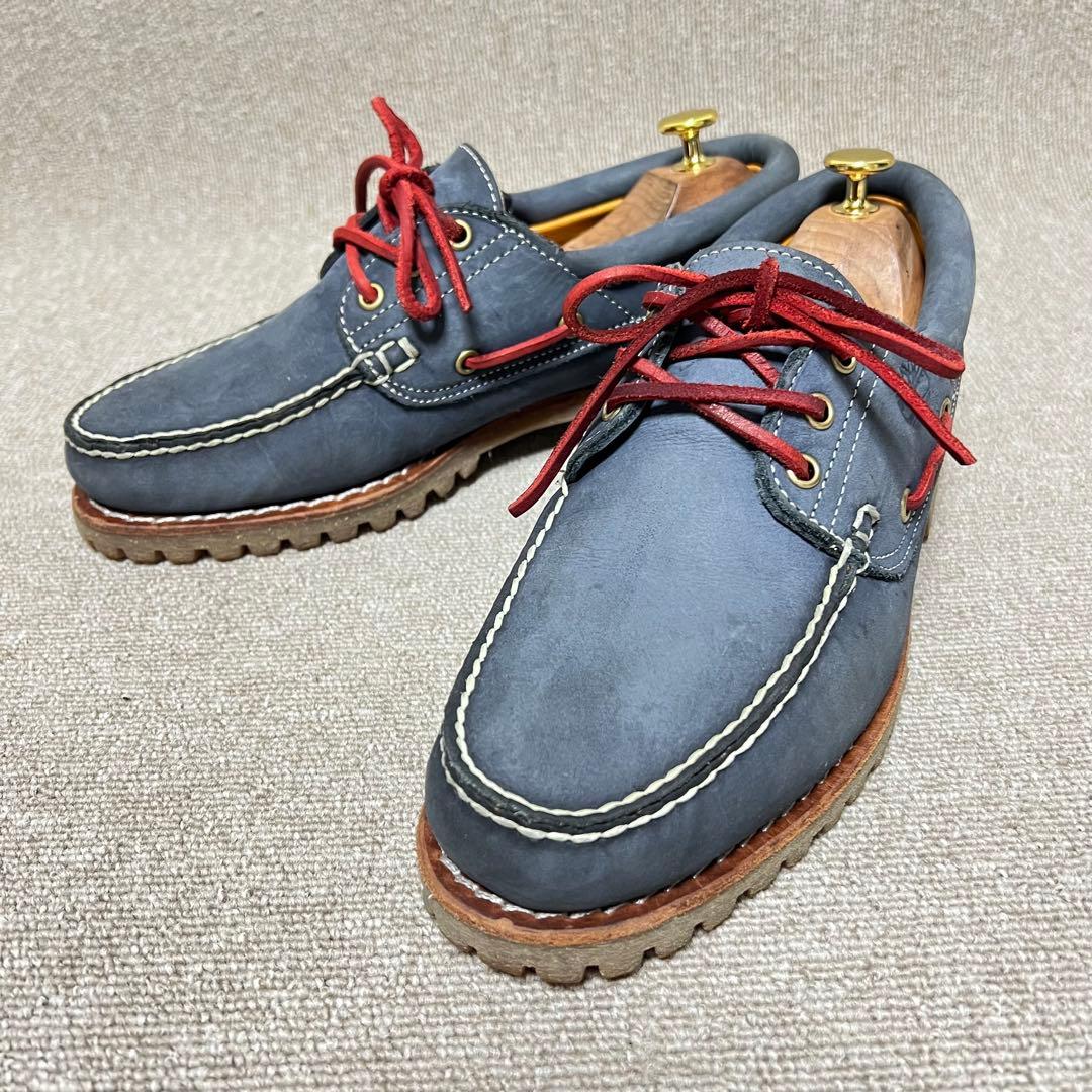 美品✨ティンバーランド TimberLand 3EYE ネイビー ヌバック