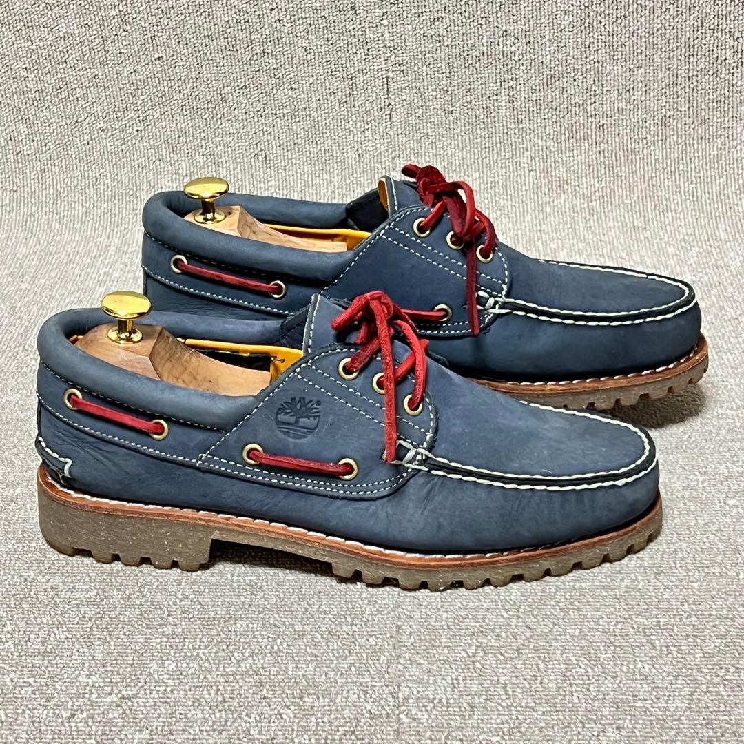 美品✨ティンバーランド TimberLand 3EYE ネイビー ヌバック