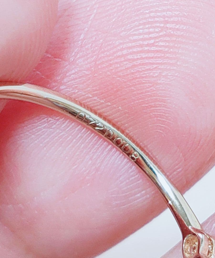 新作 未使用品 k18 天然モルガナイト ダイヤモンド リング