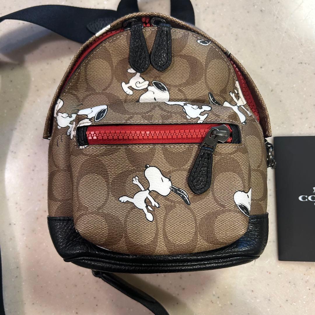 COACH × PEANUTS コーチ スヌーピー コラボ ボディバッグ