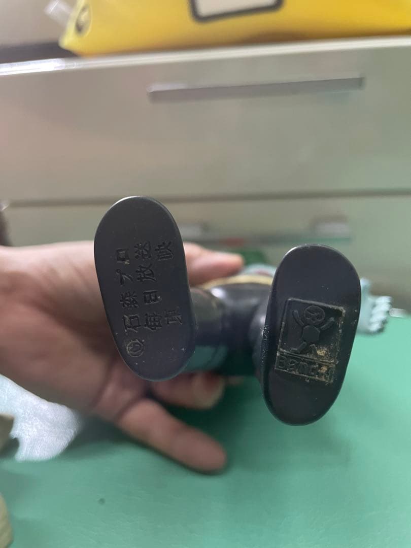 希少　仮面ライダー1号　ソフビ　面取れ　マフラー無し　当時物