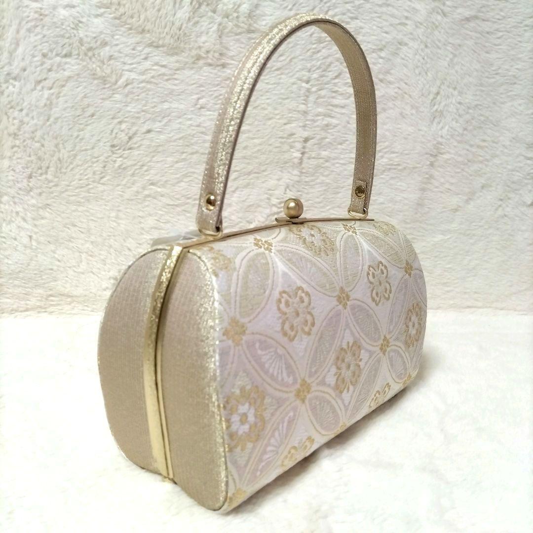 【新品タグ付き】フォーマル 礼装用 草履 バッグ セット 七宝柄 正絹 西陣織