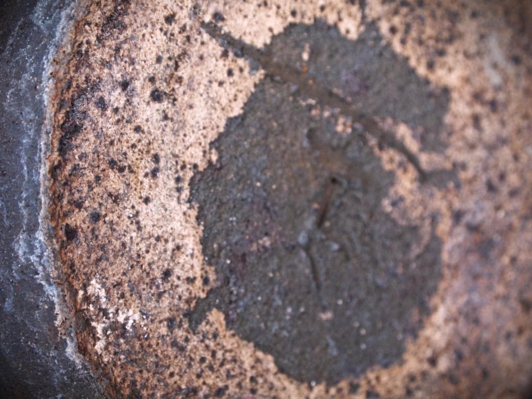 人気作家★中里隆【師：小山富士夫＆中里太郎右衛門】★唐津南蛮鶴首花入★共箱