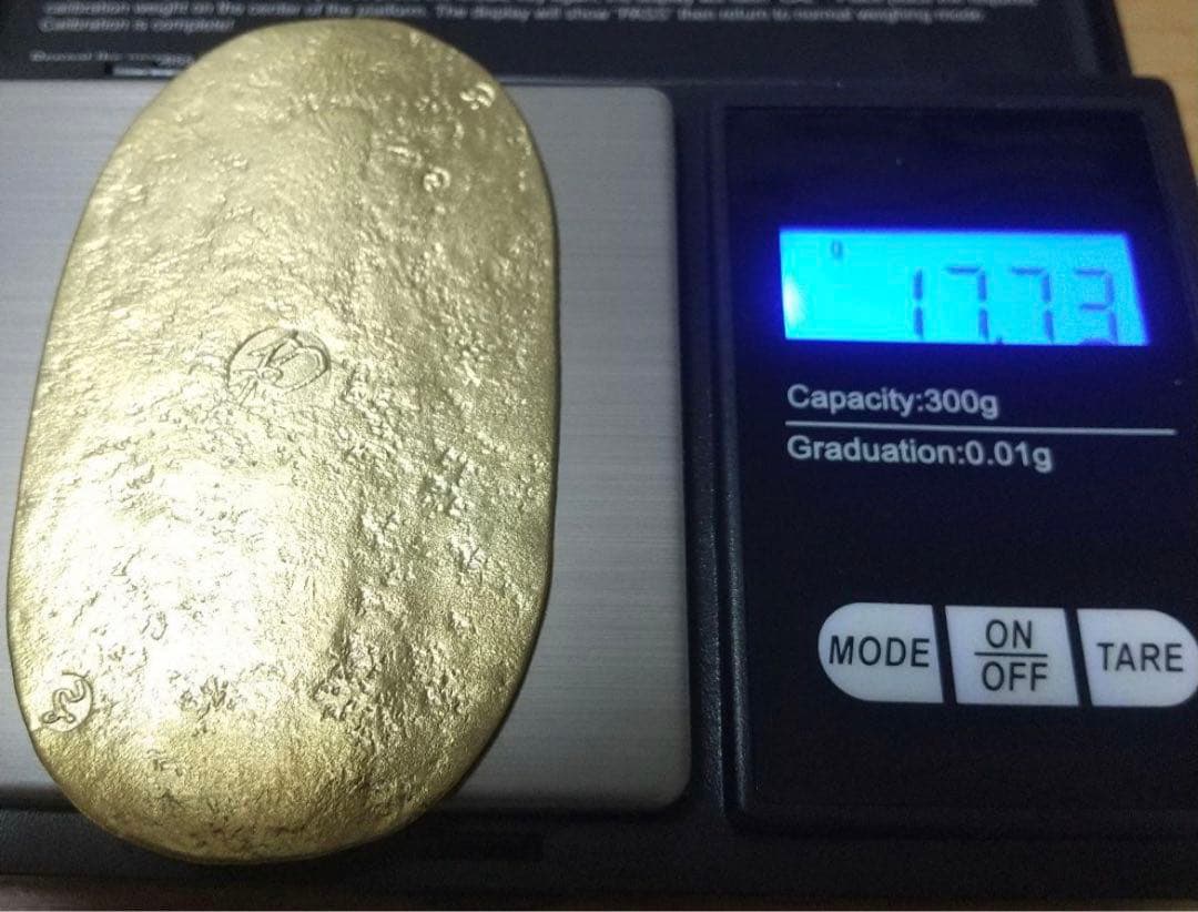 バ*ー様 慶長小判金　17.73g