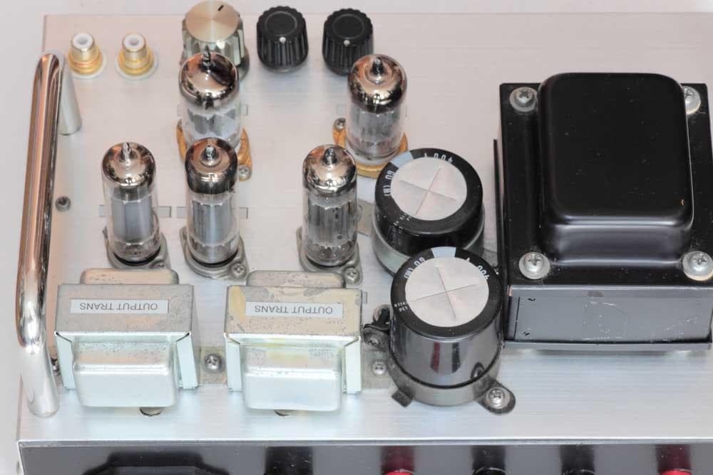 コンパクト ステレオ パワーアンプ 動作品