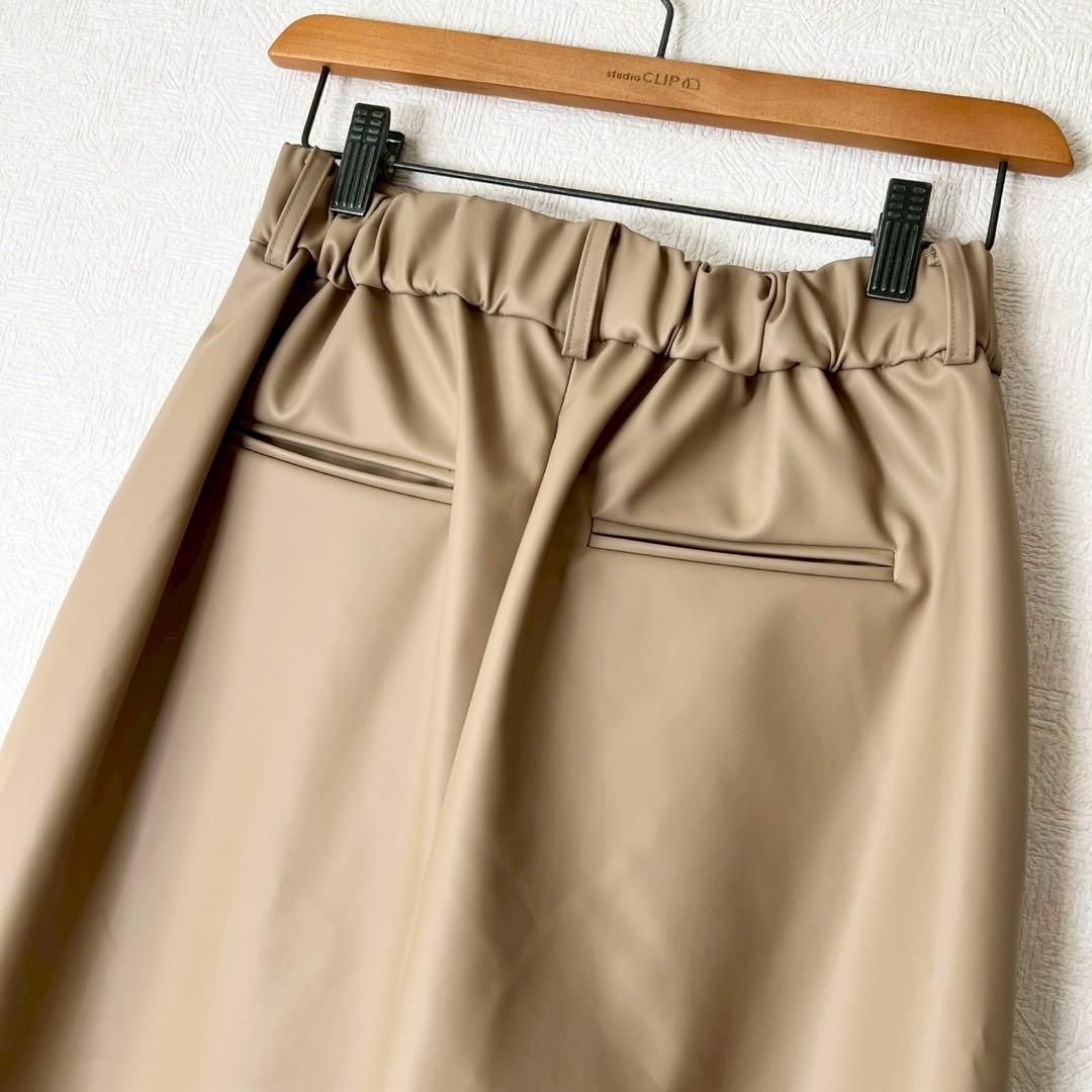 タグ付 Heve 2024AW rubber pants キャメル 36