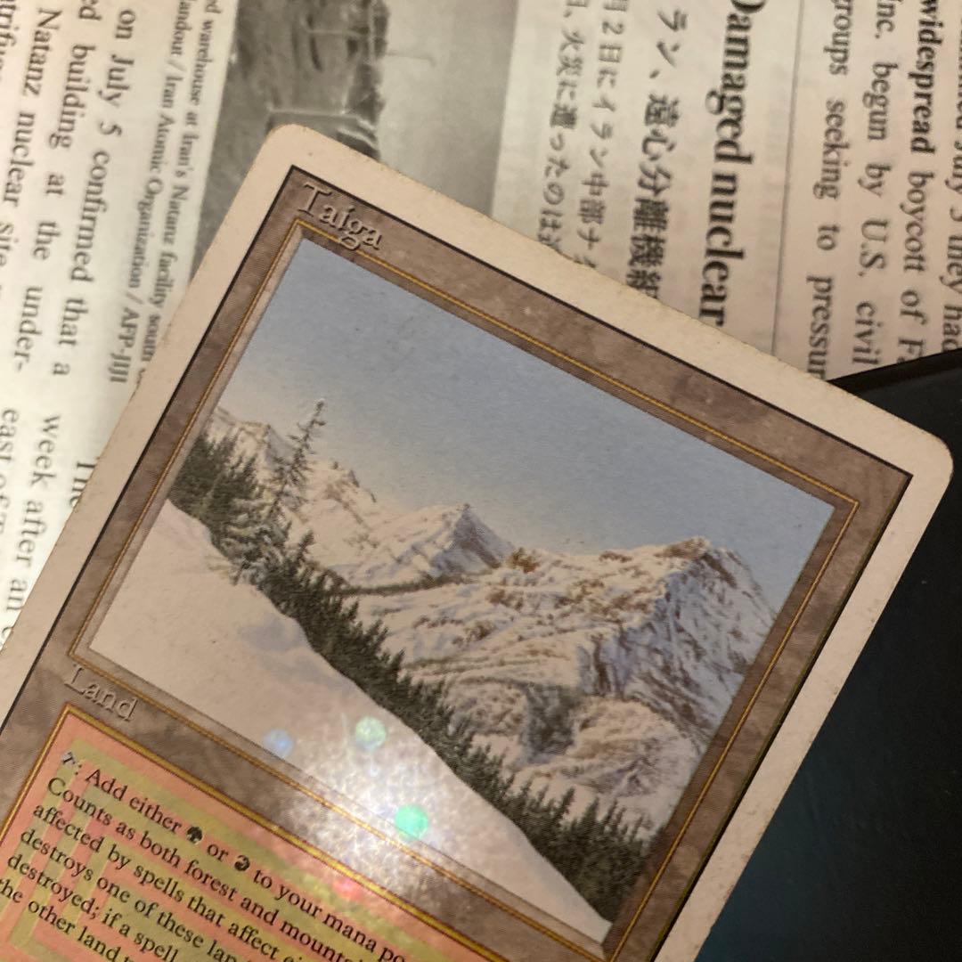 MTG Taiga 英語　デュアルランド