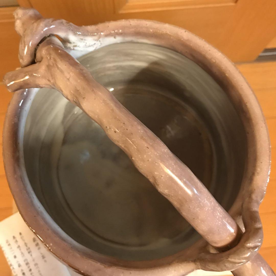 鬼萩　花入れ　萩焼