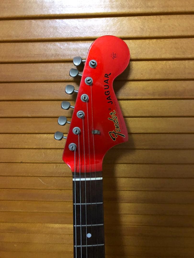 97年製　Fender Jaguar レッドエレキギター　ジャンク