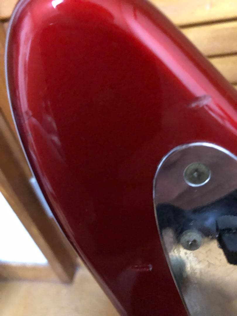 97年製　Fender Jaguar レッドエレキギター　ジャンク