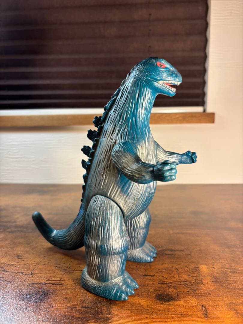 ブルマァク　ゴジラ　当時物　ソフビ　スタンダードサイズ　美品　シルバー多め