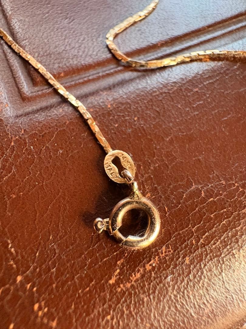 ヴィンテージ　k14 アンクレット　ブレスレット　最終価格