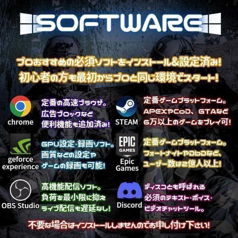 すぐに遊べる超コスパゲーミングPC corei7 16GBGTX970 d295