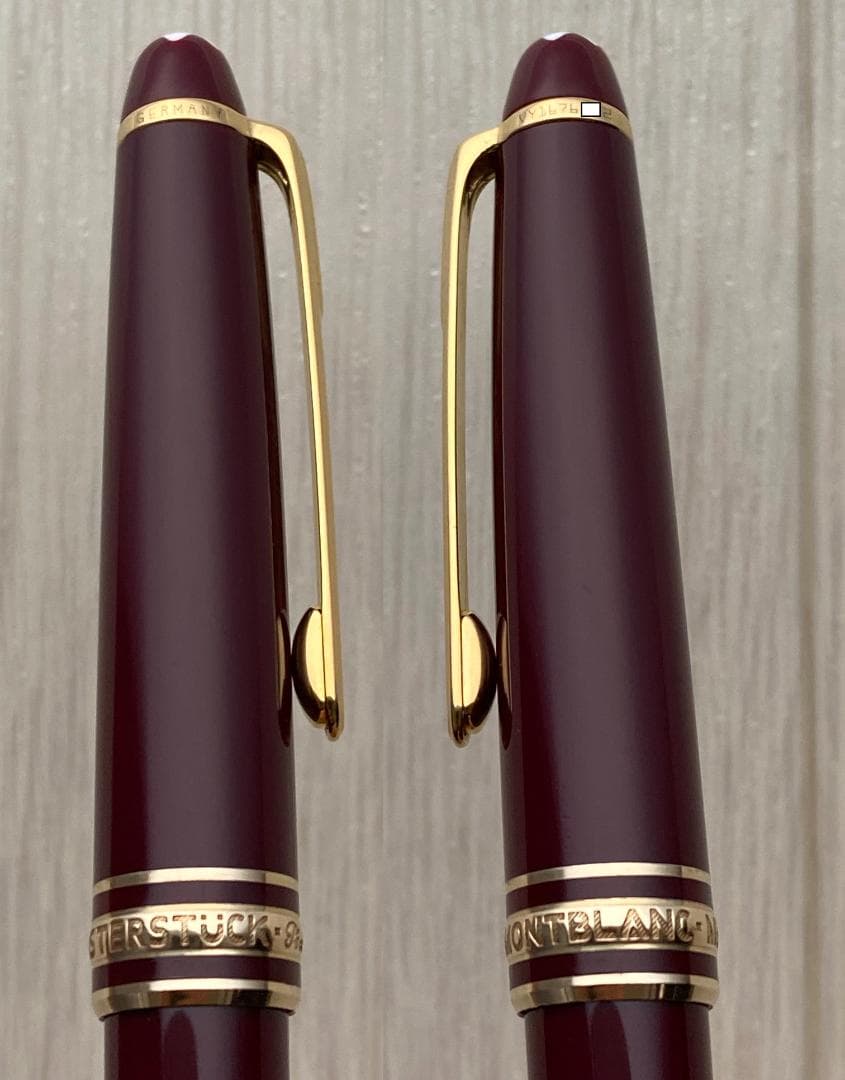 ドイツ製 モンブラン ボルドー色x ゴールド 164 クラシック ボールペン