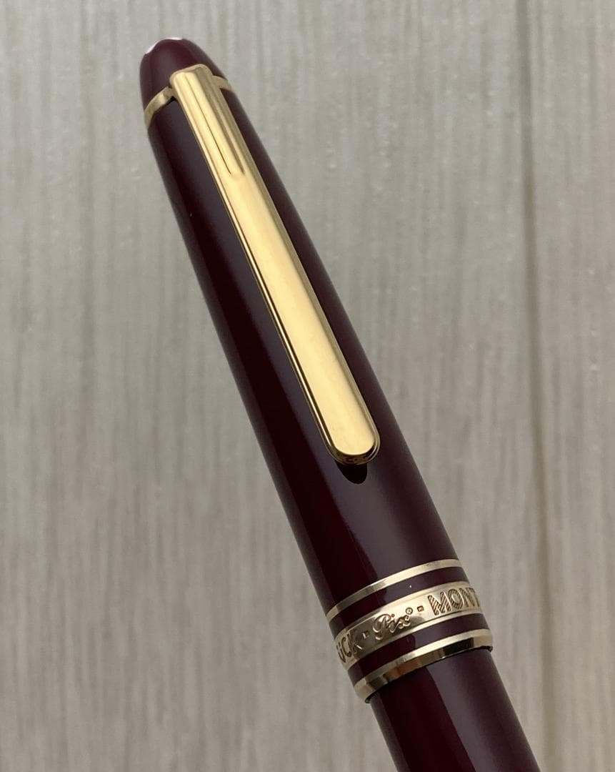 ドイツ製 モンブラン ボルドー色x ゴールド 164 クラシック ボールペン
