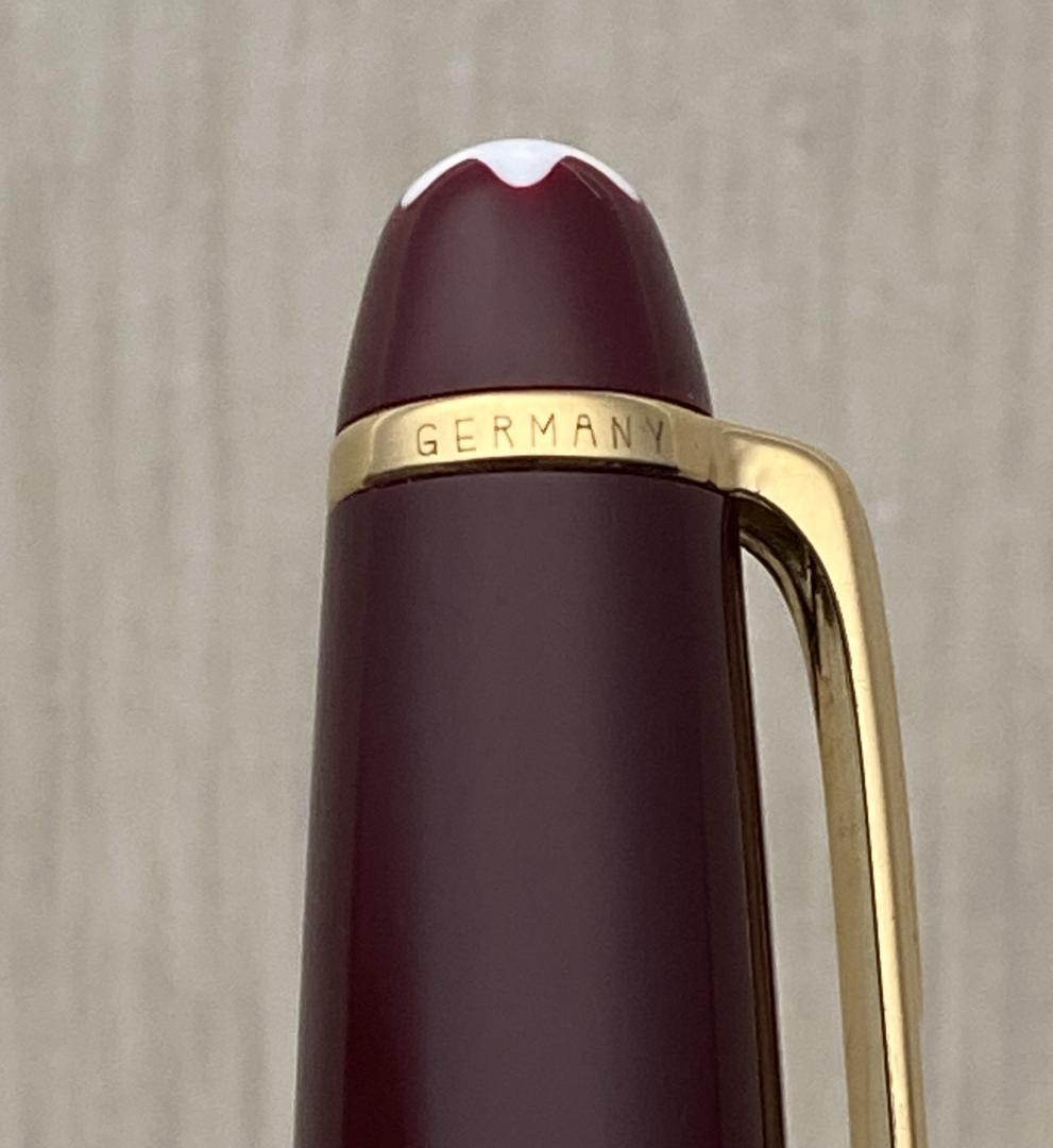 ドイツ製 モンブラン ボルドー色x ゴールド 164 クラシック ボールペン