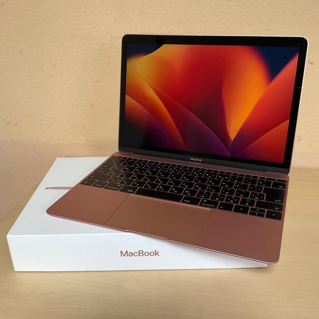 難あり Apple MacBook 12インチ ローズゴールド MNYM2J/A