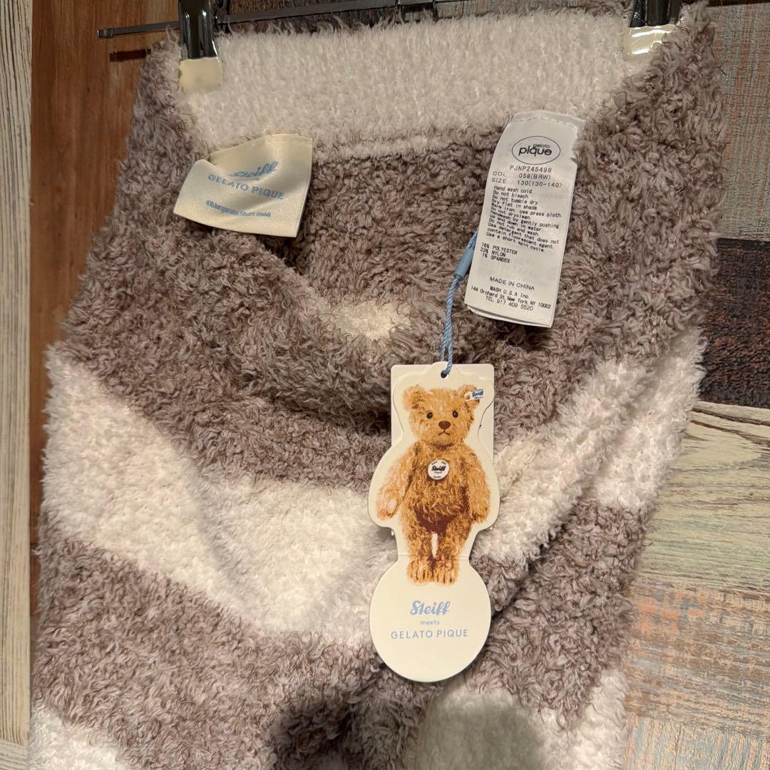 【新品】 gelato pique steiffコラボ上下130cm