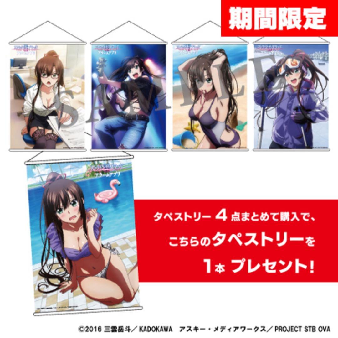 ストライク・ザ・ブラッド タペストリー タペストリー[紗矢華セット] 5本セット