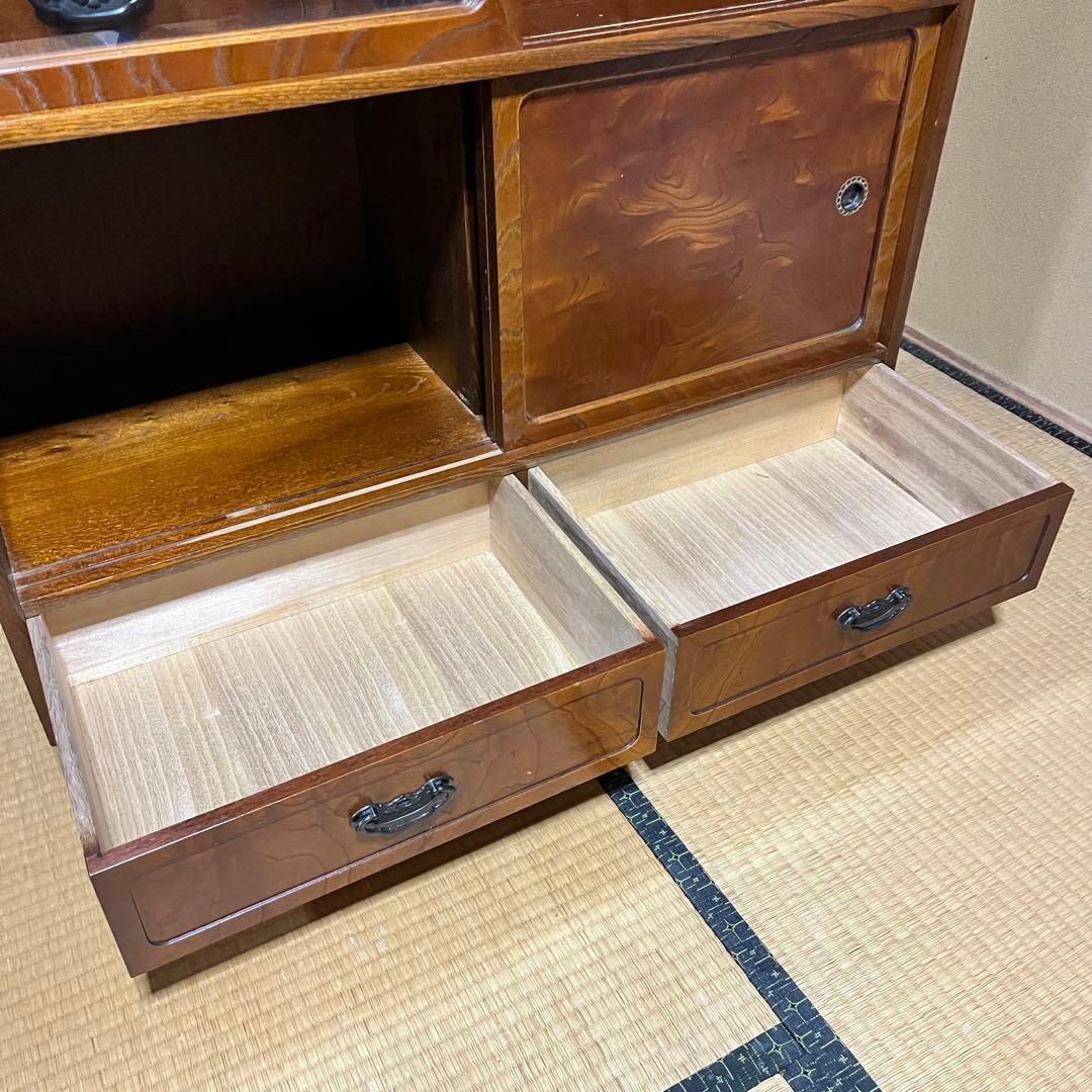水屋箪笥 和箪笥 茶箪笥戸棚 昭和レトロ