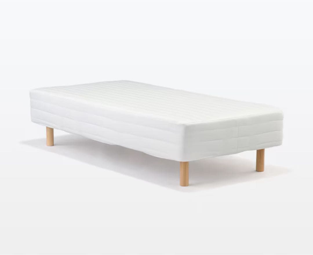 【美品】無印良品　脚付マットレス・ポケットコイル・スモール