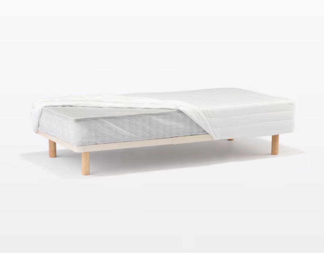 【美品】無印良品　脚付マットレス・ポケットコイル・スモール