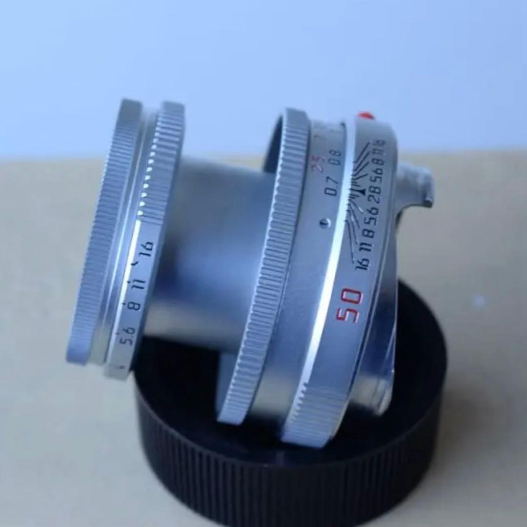 極美品銘玉 LEICA ELMAR-M 50mm F2.8 シルバー 共箱