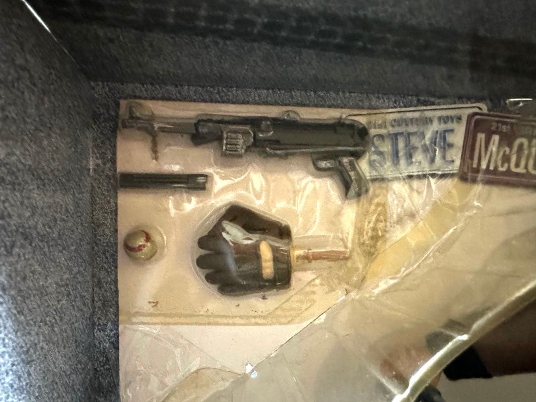 【ジャンク】 スティーブ・マックイーン 映画 大脱走　フィギュア