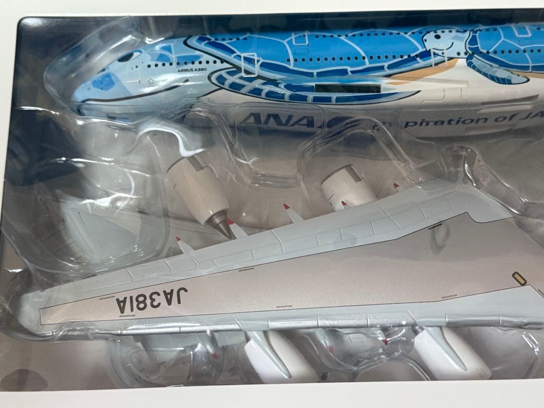 全日空商事 1/200 A380 JA381A FLYING HONU ブルー