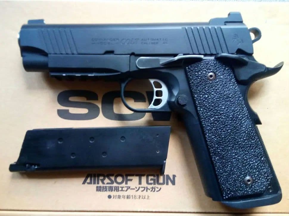 【カスタム1点物】WA コルトコンバット・コマンダーレールガン