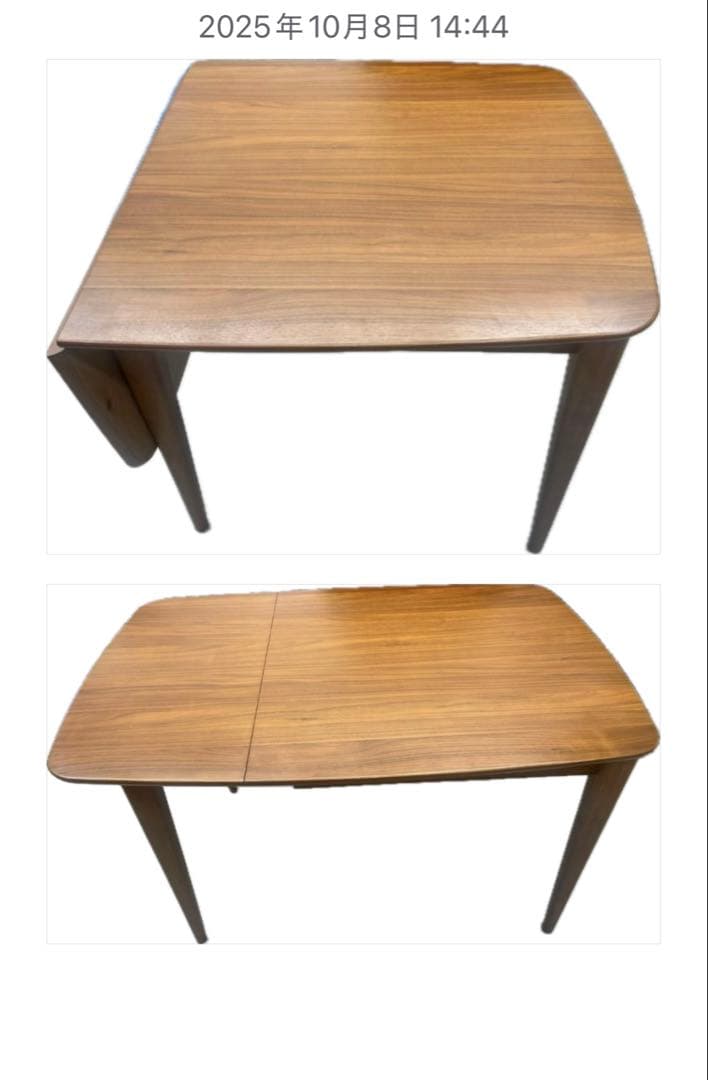 ニトリ 伸長式ダイニングテーブル コリド　幅80-120cm