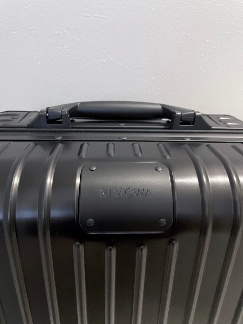 【新品未使用】RIMOWA リモワ　オリジナルキャビン　機内持ち込み　BK