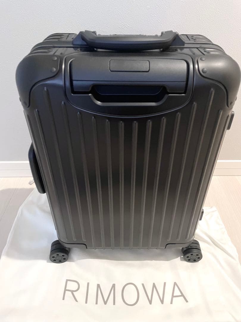 【新品未使用】RIMOWA リモワ　オリジナルキャビン　機内持ち込み　BK