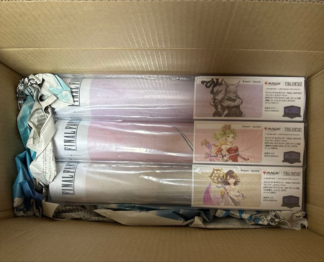 MTG FF プレイマット ラバーマット ティナ ユウナ ヤ・シュトラ・ルル