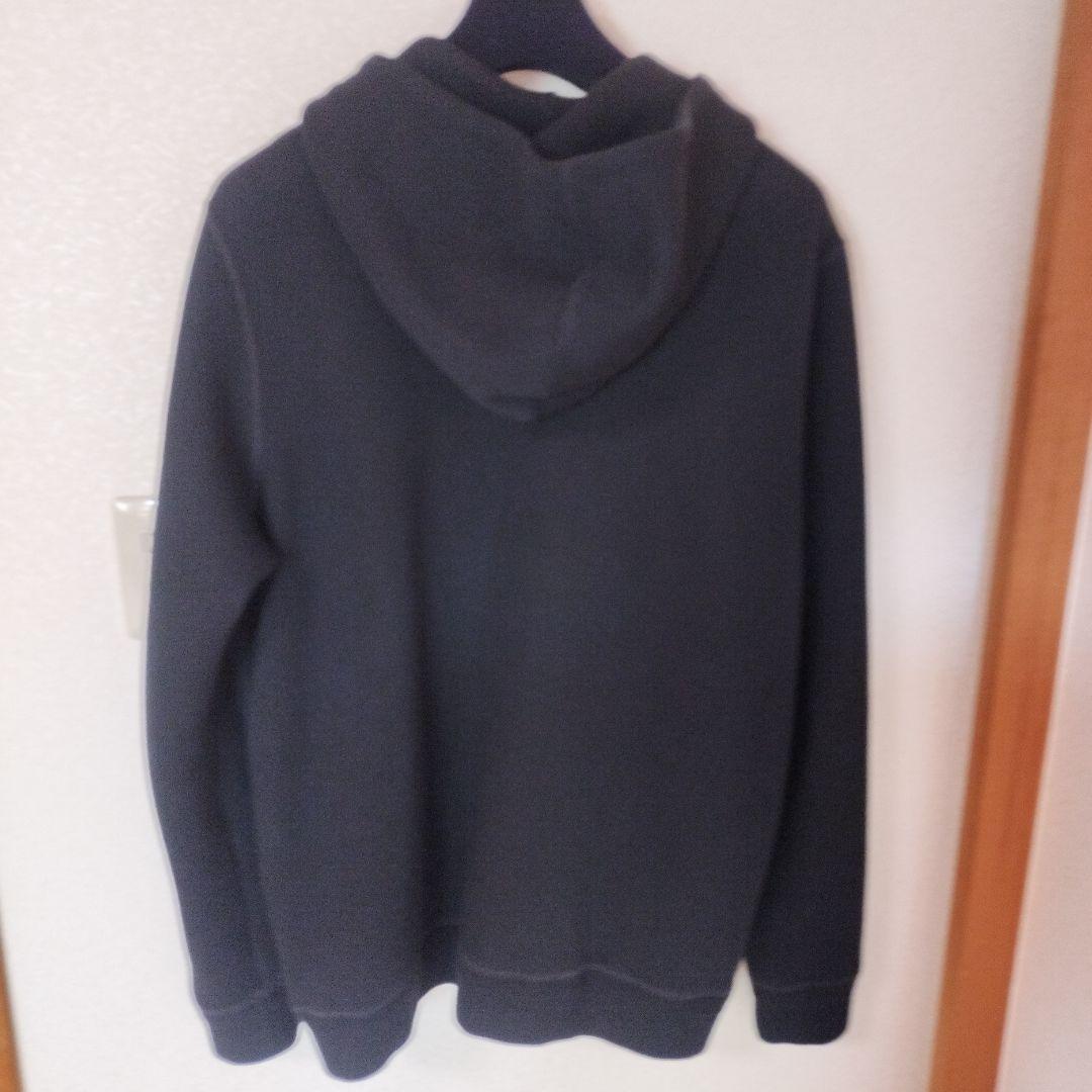 LOUIS VUITTON ジップアップパーカー シルバー金具 LVロゴ メンズ