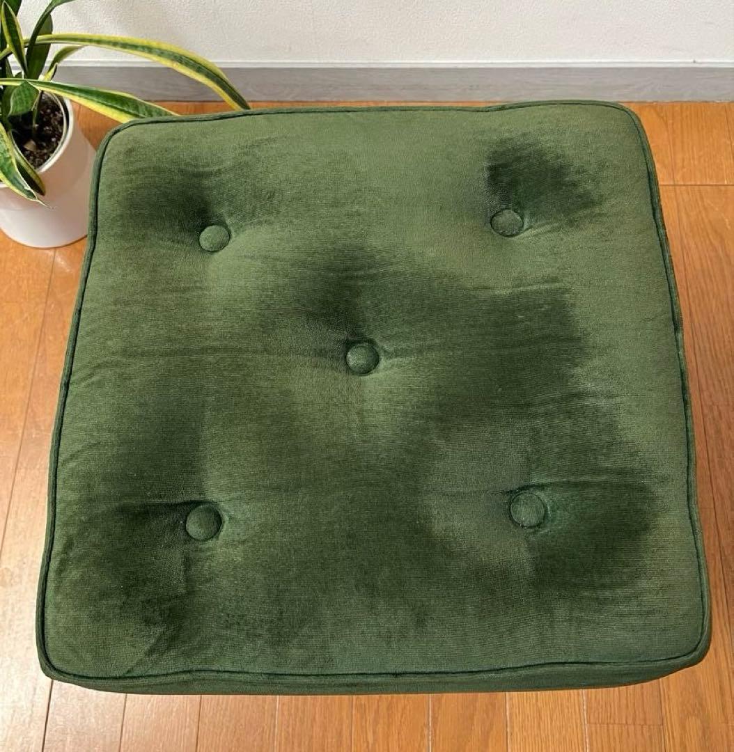 三越家具　ブルージュ　スツール　オーク材　アンティーク調　ヴィンテージ　モダン