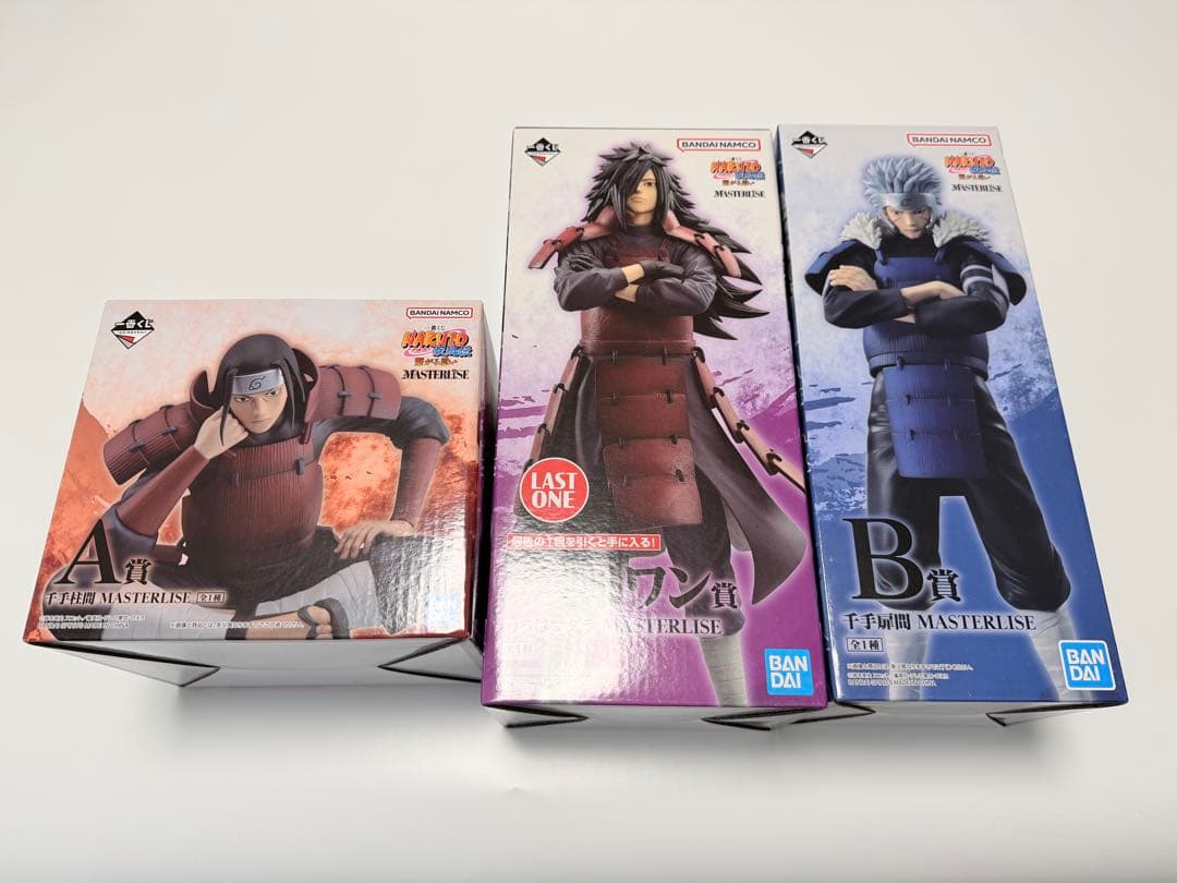 港*子様 NARUTO 一番くじ　うちはマダラ　ラストワン　千手柱間 千手扉間