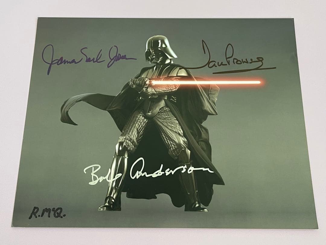 スターウォーズ　直筆サイン　ダース・ベイダー　役　声優　スタント　アート　４名