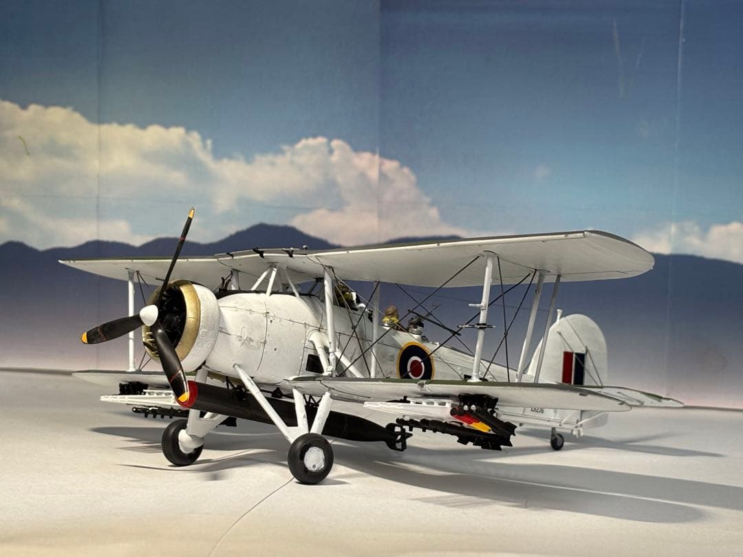 タミヤ 1/48 英国海軍　フェアリー　ソードフィッシュMk.2. 完成品