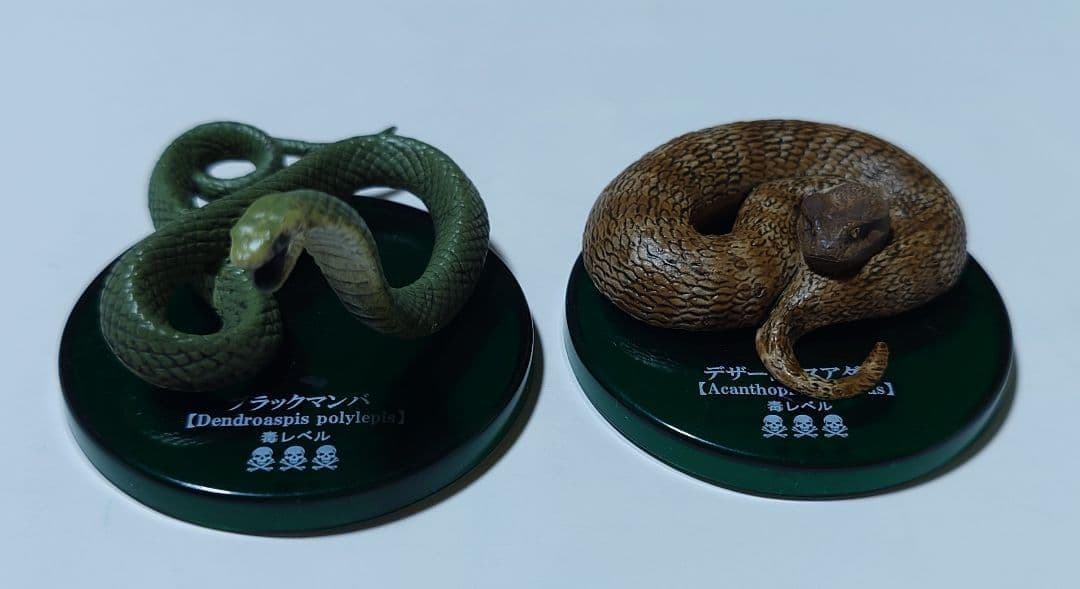 タカラトミー アーツ　不思議生物大百科　毒牙の暗殺者　毒ヘビ　7種　フルコンプ