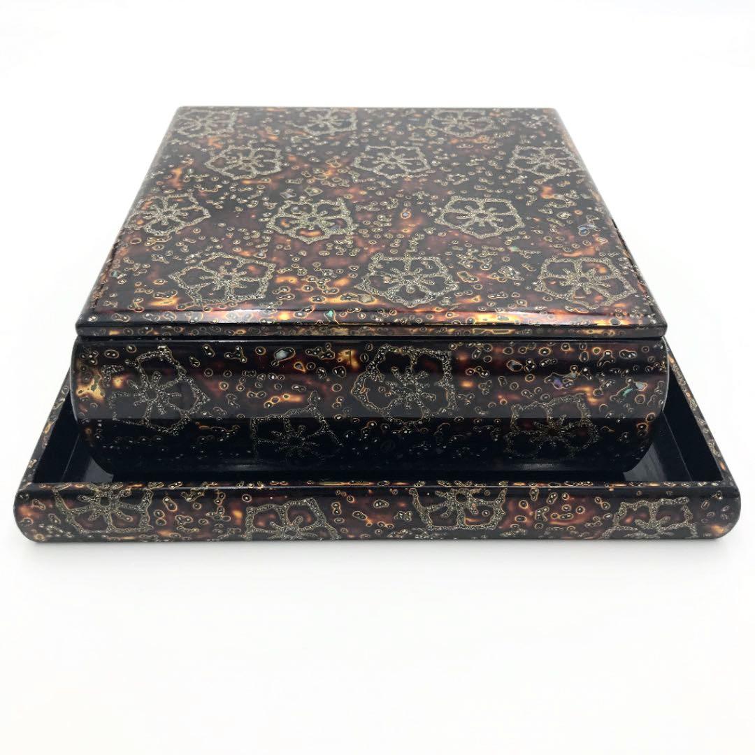 若狭塗　漆塗　台付　菓子器　重箱　漆器