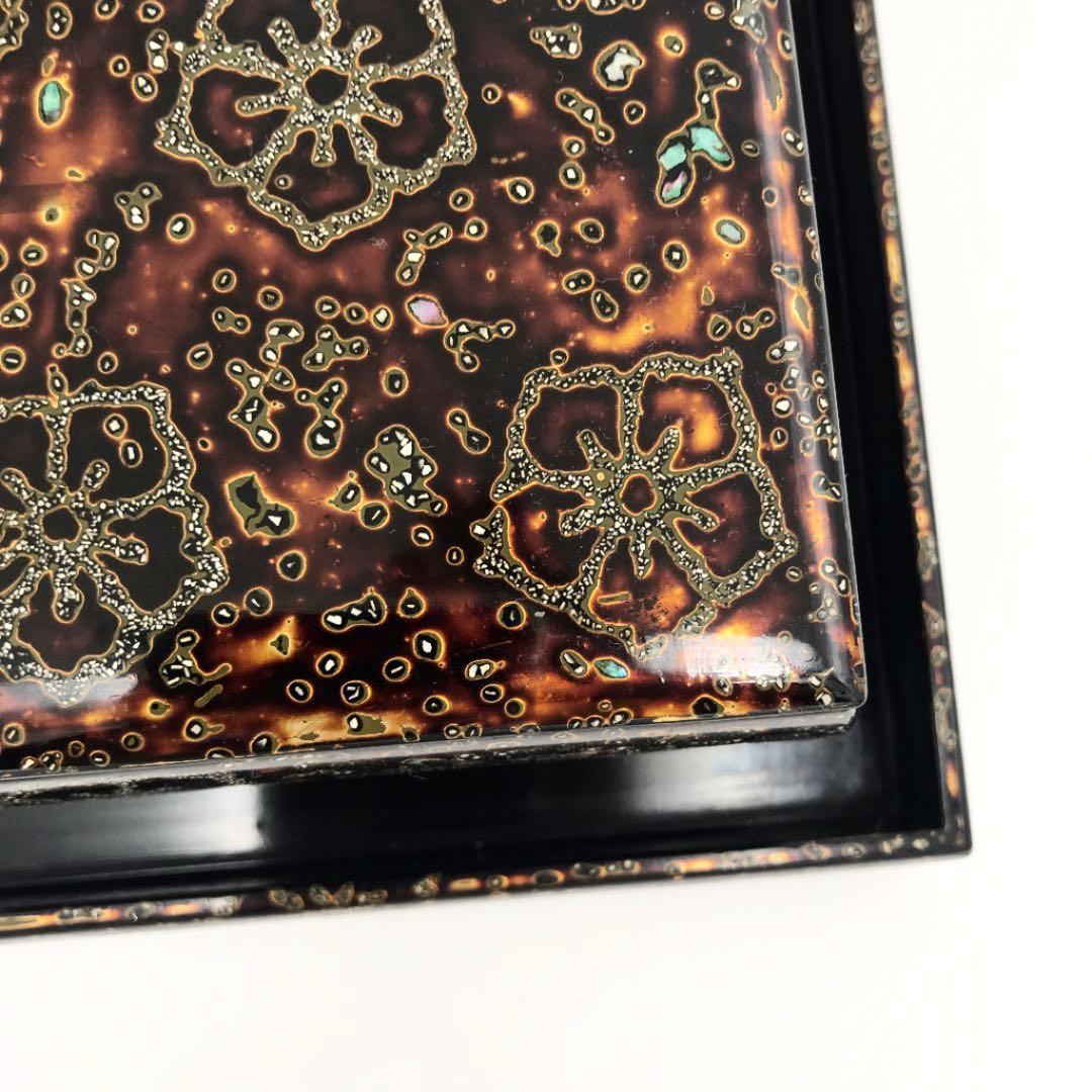 若狭塗　漆塗　台付　菓子器　重箱　漆器