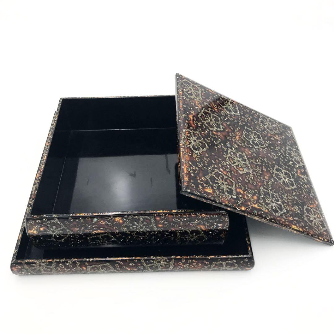 若狭塗　漆塗　台付　菓子器　重箱　漆器